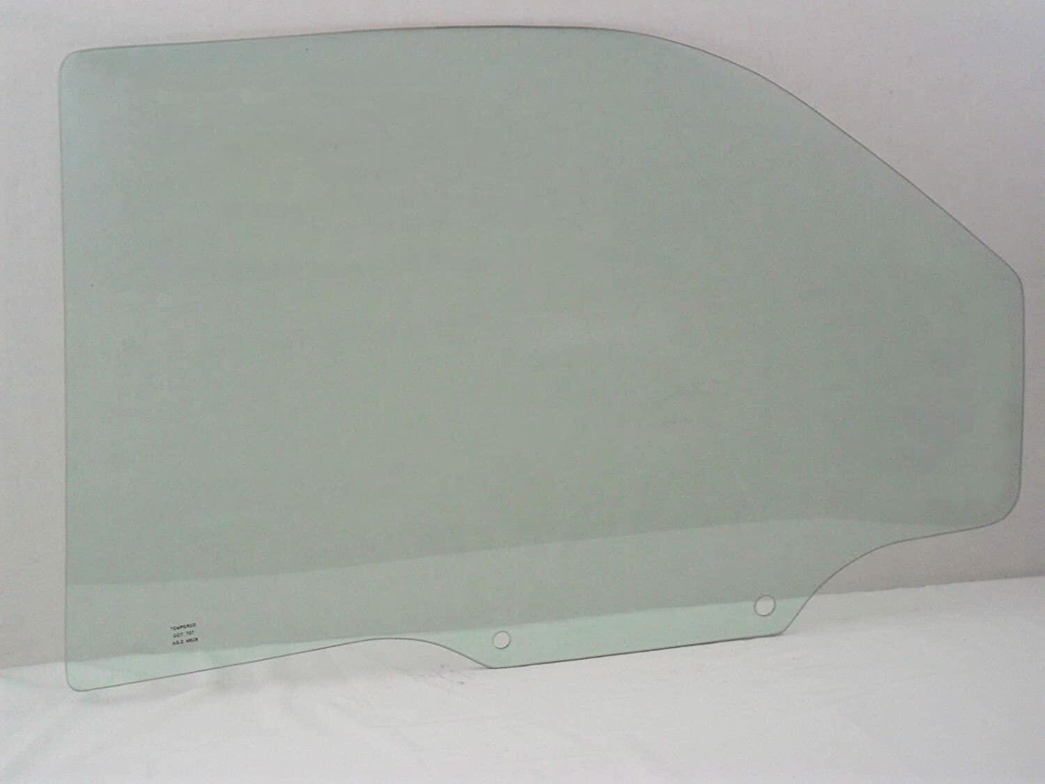 Driver Left Side Rear Door Window Door Glass Compatible with Mazda 626 4 Door Sedan 1998-2002 Models
