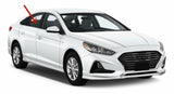 Passenger Right Side Rear Window Glass Compatible with Hyundai Sonata 4-Door Sedan 2015-2019 Models (Not For Sonata Hybrid)