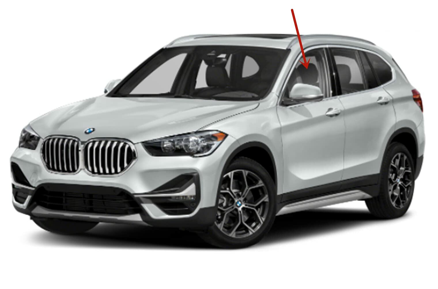Driver Left Side Front Door Window Door Glass Compatible with BMW X1 2016-2022 Models