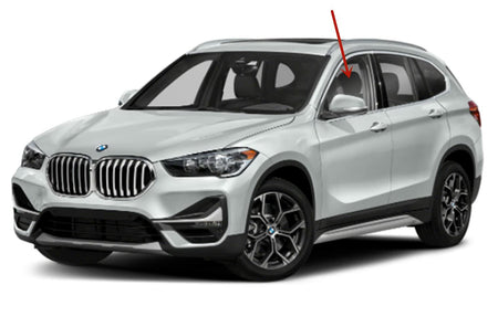 Driver Left Side Front Door Window Door Glass Compatible with BMW X1 2016-2022 Models