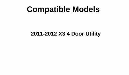 Driver Left Side Front Door Window Door Glass Compatible with BMW X3 2011-2012 Models