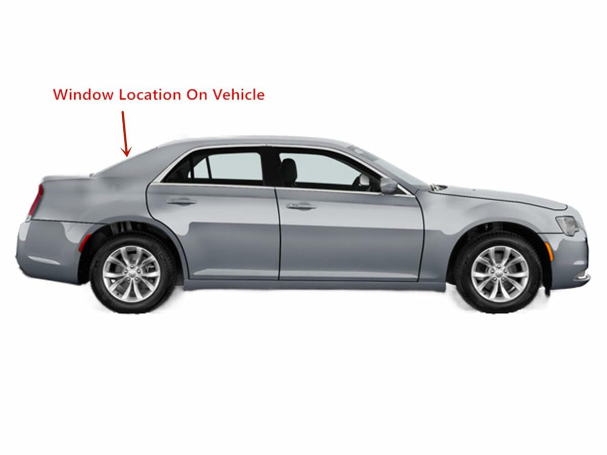 OEM Heated Back Window Back Glass Compatible with Chrysler 300 2011-2023 4 Door Sedan Models