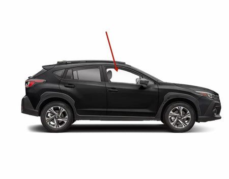 Tempered Passenger Right Side Front Door Window Door Glass Compatible with Subaru Crosstrek / Impreza 2024-2026 Models