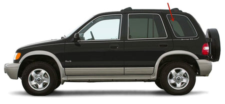 Driver Left Side Quarter Glass Quarter Window Compatible with Kia Sportage 1995-2002 4 Door Models