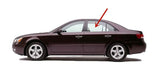 Driver Left Side Rear Door Window Door Glass Compatible with Hyundai Sonata 4 Door Sedan 2006-2010 Models