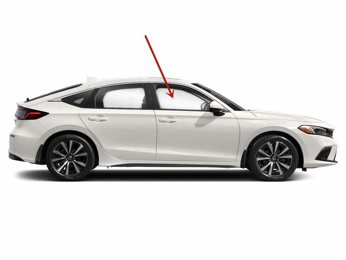 Passenger Right Side Front Door Window Door Glass Compatible with Honda Civic 2022-2026 Acura Integra 2023-2026 Models