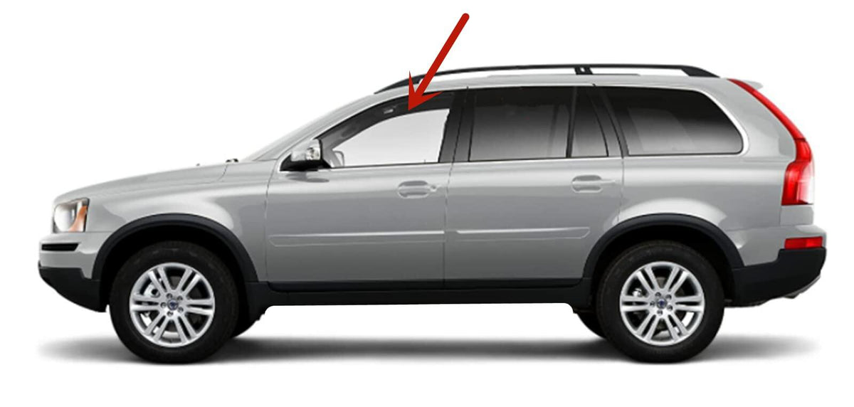 Tempered Driver Left Side Front Door Window Door Glass Compatible with Volvo XC90 2003-2014 Models