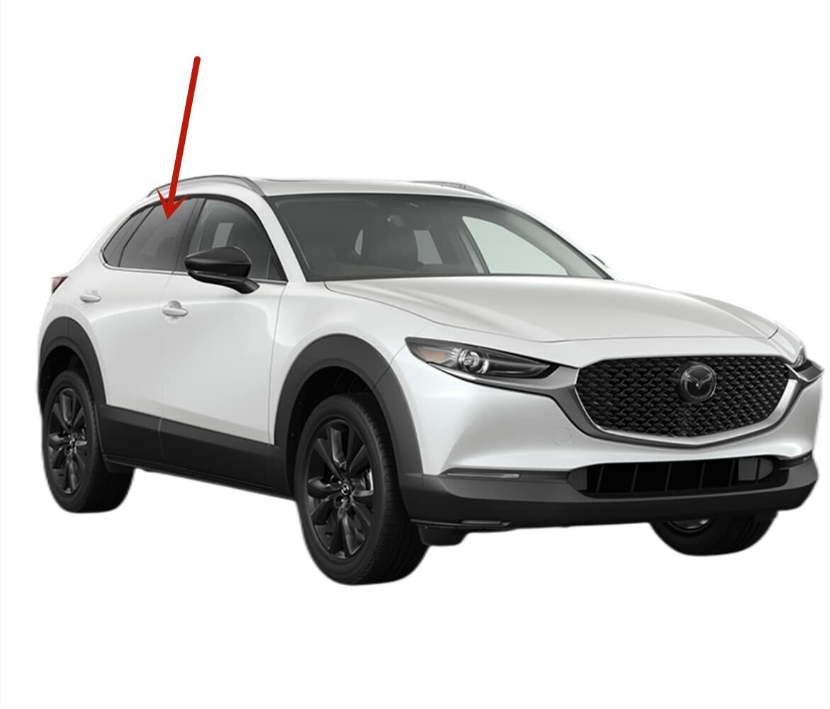 Privacy Passenger Right Side Rear Door Window Door Glass Compatible with Mazda CX-30 2020-2026 Models