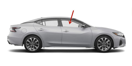 Laminated Passenger Right Side Front Door Window Door Glass Compatible with Nissan Maxima 2016-2023 Models