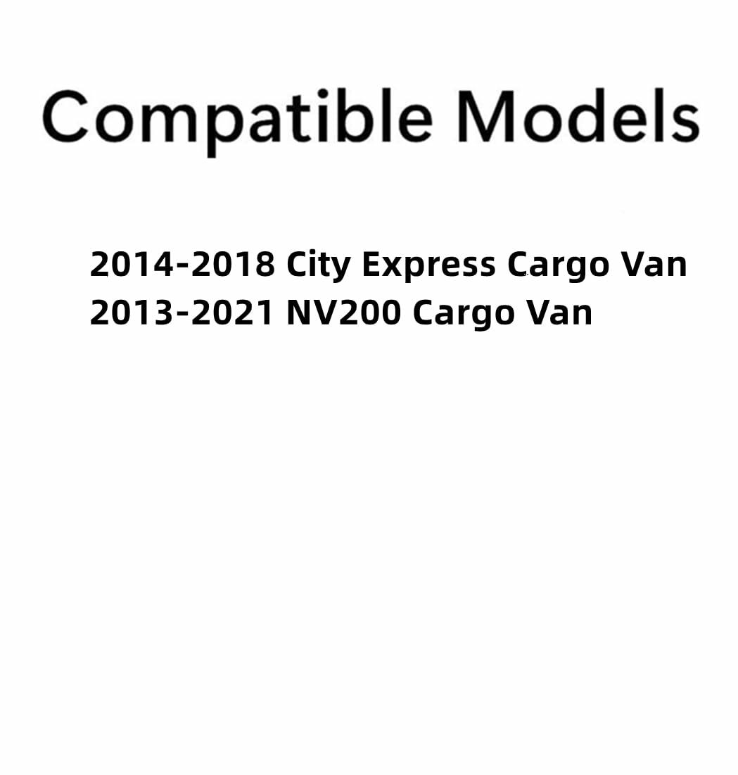 Passenger Right Side Front Door Window Door Glass Compatible with Chevrolet City Express 2014-2018 Models/Nissan NV200 2013-2021 Models