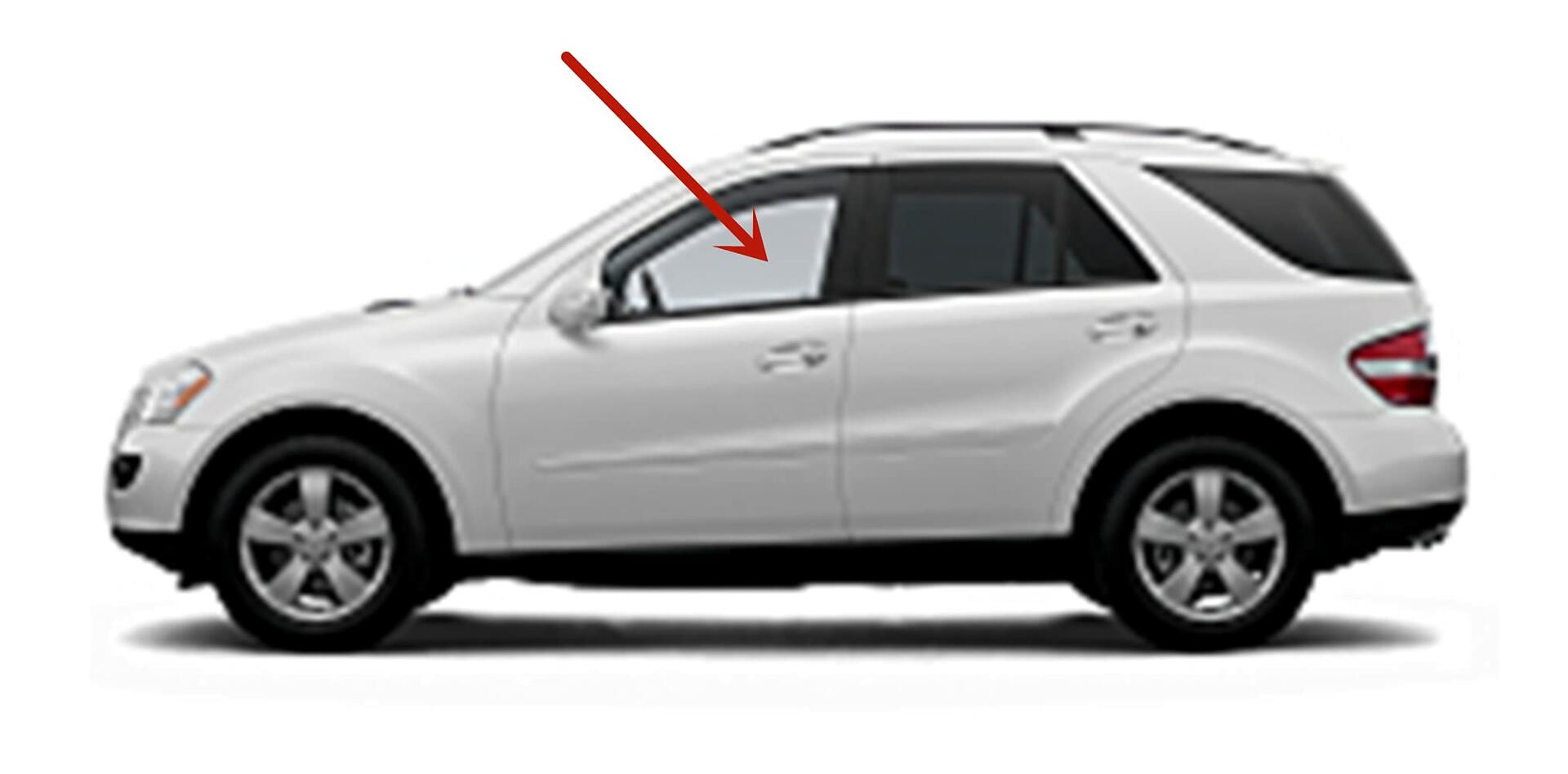 Laminated Driver Left Side Front Door Window Door Glass Compatible with Mercedes Benz GL320 & GL350 & GL450 & GL550 2006-2012 Models / ML320 & ML350 & ML450 & ML500 & ML63AMG 2006-2011 Models