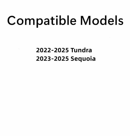 Tempered Driver Left Side Front Door Window Door Glass Compatible with Toyota Tundra Pickup 2022-2025 / Sequoia 2023-2025 Models