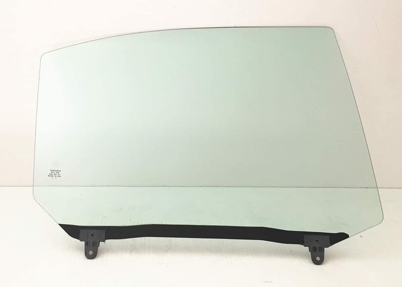 Passenger Right Side Rear Door Window Door Glass Compatible with Hyundai Elantra 4 Door Sedan 2001-2006 Models