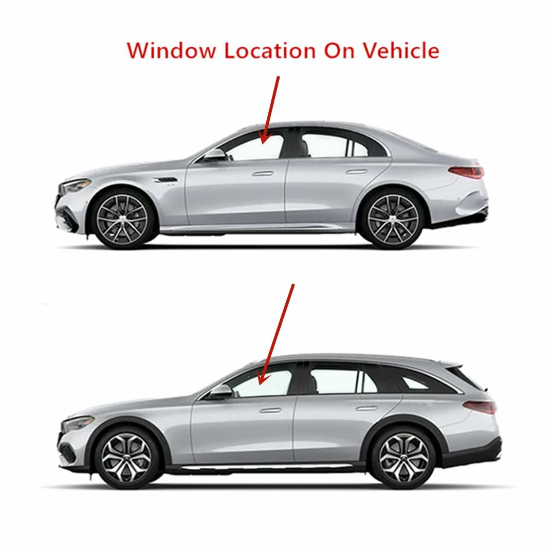 Laminated Driver Left Side Front Door Window Glass Compatible with Mercedes Benz E300 E43AMG 2017-2019 / E350 2020-2023 / E53AMG 2019-2023 / E400 E450 E63AMG 2017-2023 4-Door
