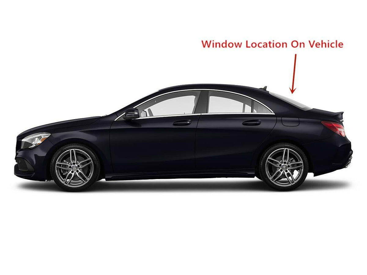 Back Window Back Glass Compatible with Mercedes Benz CLA250 CLA45AMG 2014-2019 Models