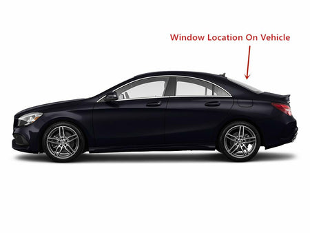 Back Window Back Glass Compatible with Mercedes Benz CLA250 CLA45AMG 2014-2019 Models