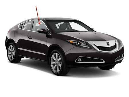 Tempered Passenger Right Side Front Door Window Door Glass Compatible with Acura ZDX 2010-2013 Models