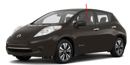 Driver Left Side Front Door Glass Door Window Compatible with Nissan Leaf 4 Door Hatchback 2011-2017 Models