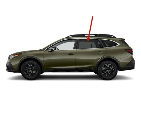 Driver Left Side Rear Door Window Door Glass Compatible with Subaru Outback 2020-2025 Models
