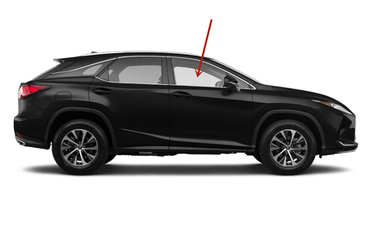 Laminated Passenger Right Side Front Door Window Door Glass Compatible with Lexus RX350 RX350L RX450h RX450hL 2016-2022 Models