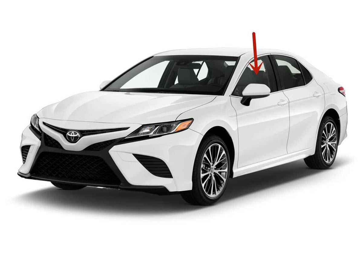 Driver Left Side Front Door Window Door Glass Compatible with Toyota Camry 2018-2026 US Built Models