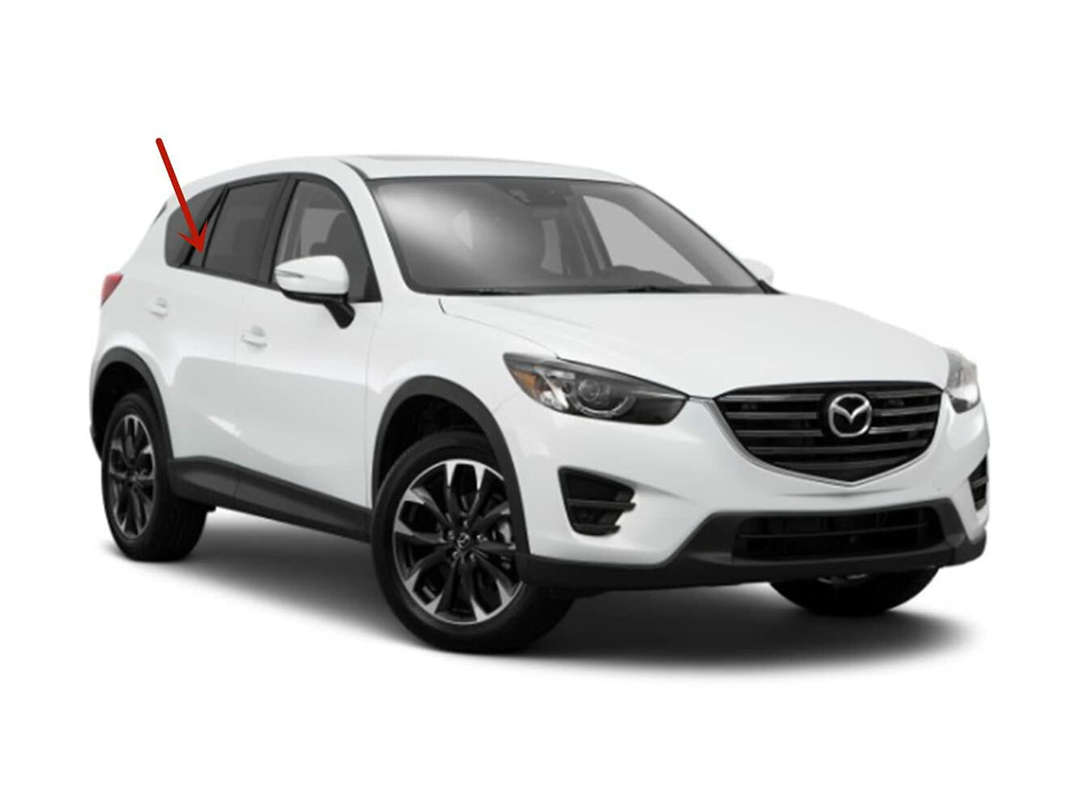 Passenger Right Side Rear Vent Window Vent Glass Compatible with Mazda CX-5 2013-2016 Models