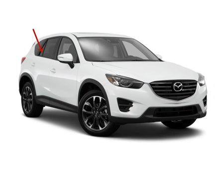 Passenger Right Side Rear Vent Window Vent Glass Compatible with Mazda CX-5 2013-2016 Models