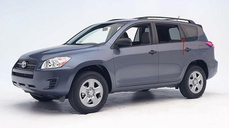 Driver Left Side Rear Vent Window Vent Glass Compatible with Toyota RAV4 2006-2012 4 Door Models