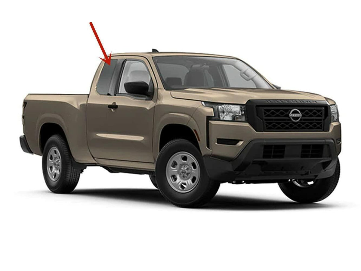 Tempered Factory Privacy Tinted Passenger Right Side Rear Door Window Door Glass Compatible with Nissan Frontier 4 Door Extended Cab Pickup 2022-2026 Model
