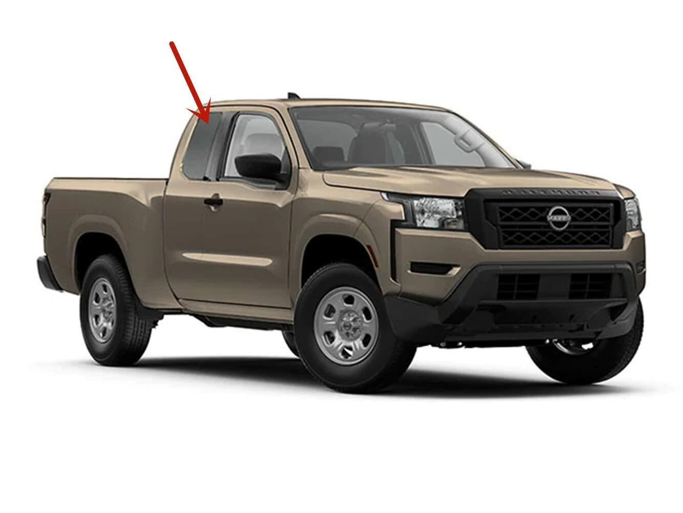 Tempered Factory Privacy Tinted Passenger Right Side Rear Door Window Door Glass Compatible with Nissan Frontier 4 Door Extended Cab Pickup 2022-2026 Model