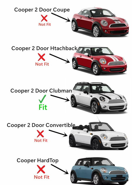 Passenger Right Side Door Window Door Glass Compatible with Mini Cooper Clubman 2 Door Hatchback 2008-2014 Models
