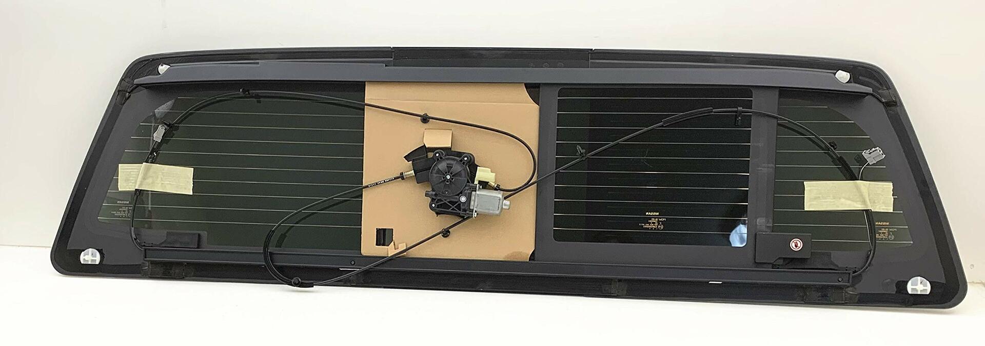 OE Power Heated Back Slider Back Window Glass Compatible with Nissan Titan / Titan XD 4 Door Crew/Extended Cab 2016-2025 Models
