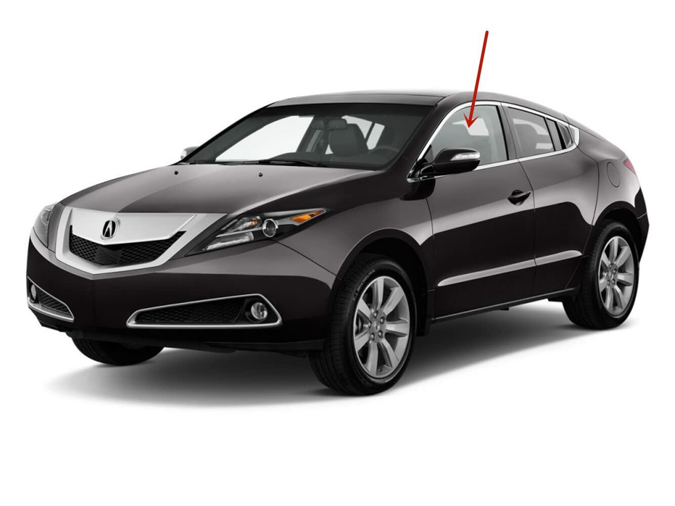 Tempered Driver Left Side Front Door Window Door Glass Compatible with Acura ZDX 2010-2013 Models