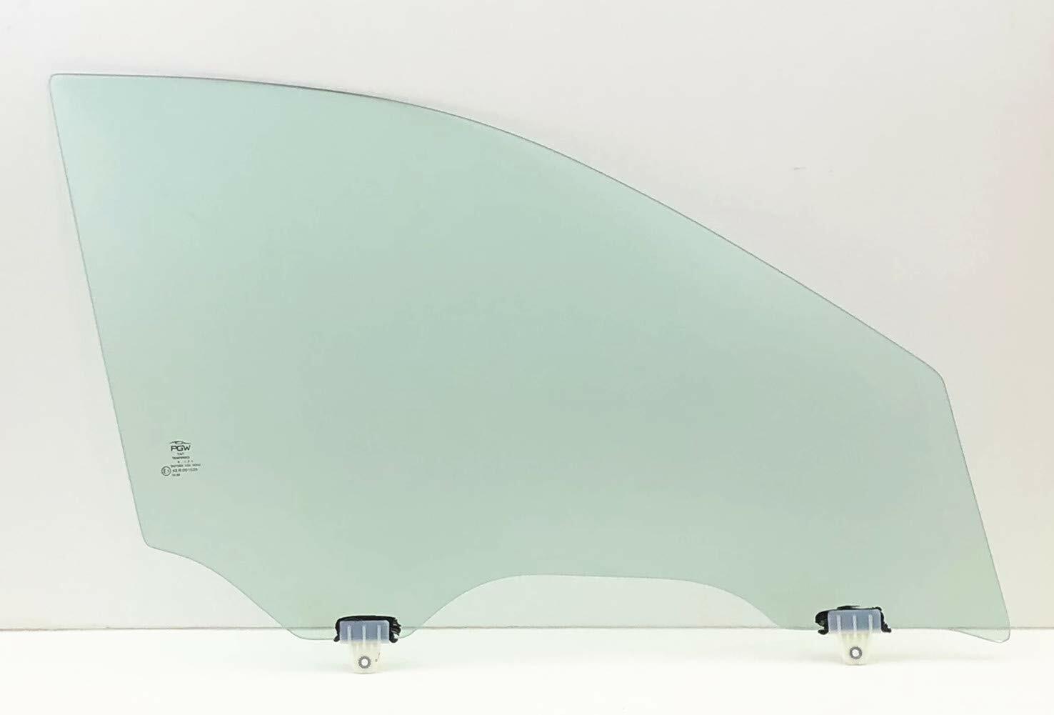 Tempered Passenger Right Side Front Door Window Door Glass Compatible with Infiniti Q50 2014-2024 Models