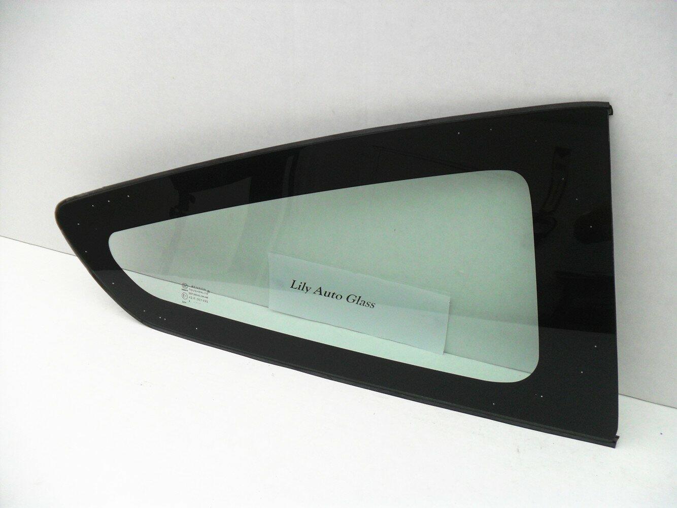 Passenger Right Side Quarter Window Quarter Glass W/ Gasket Compatible with Honda Civic 2 Door Coupe 2012-2015 Models