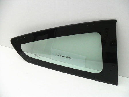 Passenger Right Side Quarter Window Quarter Glass W/ Gasket Compatible with Honda Civic 2 Door Coupe 2012-2015 Models