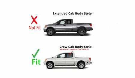 Driver Left Side Rear Door Window Door Glass Compatible with Nissan Titan 4 Door Crew Cab 2004-2015 Models