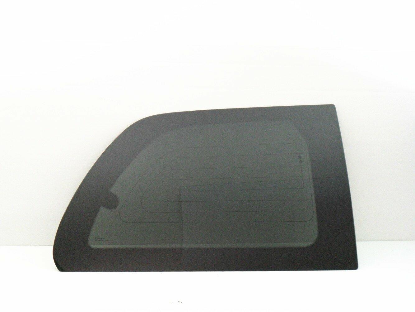 Movable Passenger Right Side Quarter Window Quarter Glass Compatible with Ford Freestar/Mercury Monterey Mini Van 2005-2007 Models
