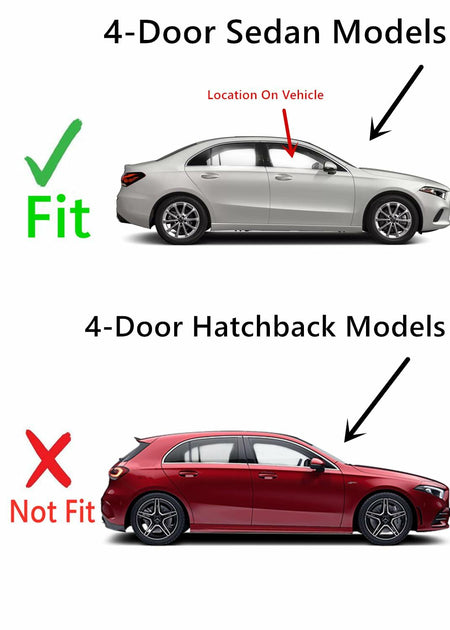 Tempered Passenger Right Side Front Door Window Door Glass Compatible with Mercedes Benz A-Class A200 A220 A35AMG 4-Door Sedan 2019-2022 Models