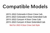 Tempered Passenger Right Side Front Door Window Door Glass Compatible with Chevrolet Colorado GMC Canyon All Body Style 2015-2022 / 4-Door Extended Cab 2023 Models