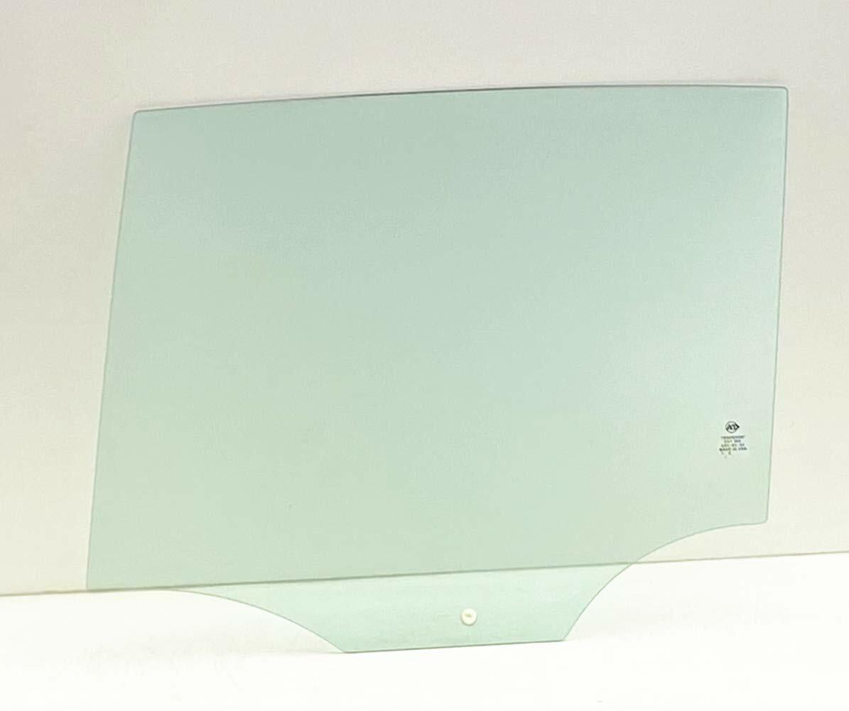 Driver Left Side Rear Door Window Door Glass Compatible with Volkswagen Golf / GTI 4 Door Hatchback 2010-2014 Models