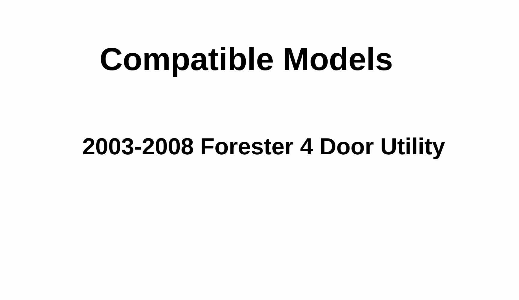 Driver Left Side Rear Door Window Door Glass Compatible with Subaru Forester 2003-2008 Models