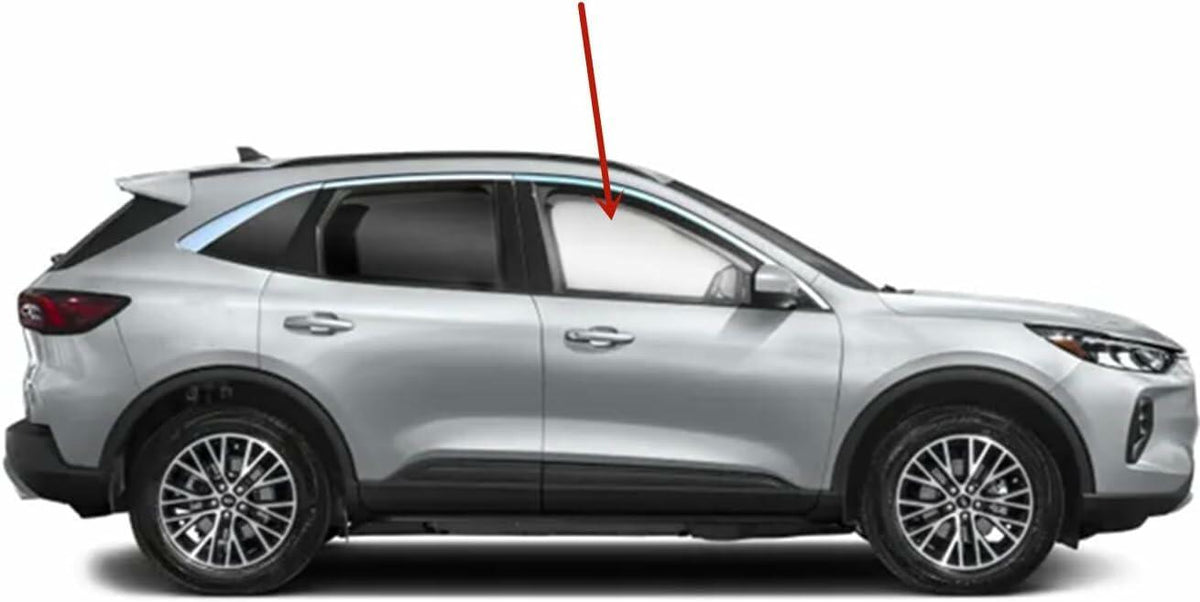 Tempered Passenger Right Side Front Door Window Door Glass Compatible with Ford Escape 2020-2026 Models