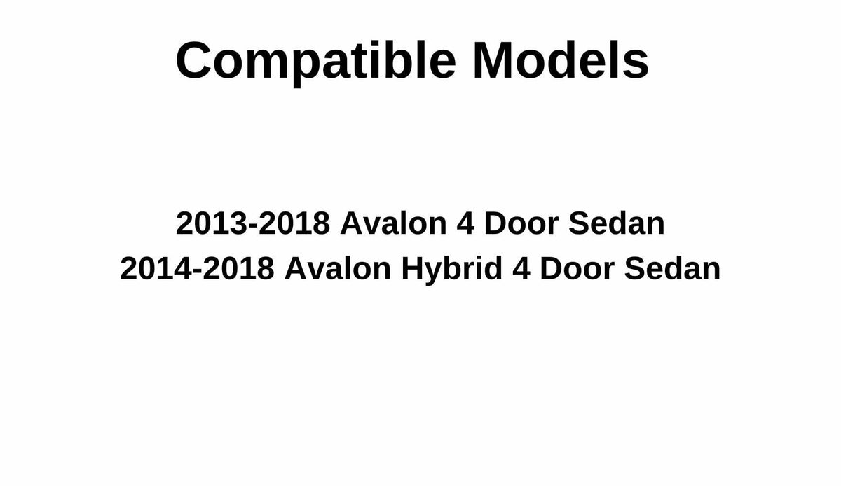 Laminated Passenger Right Side Front Door Window Door Glass Compatible with Toyota Avalon 2013-2018 Models