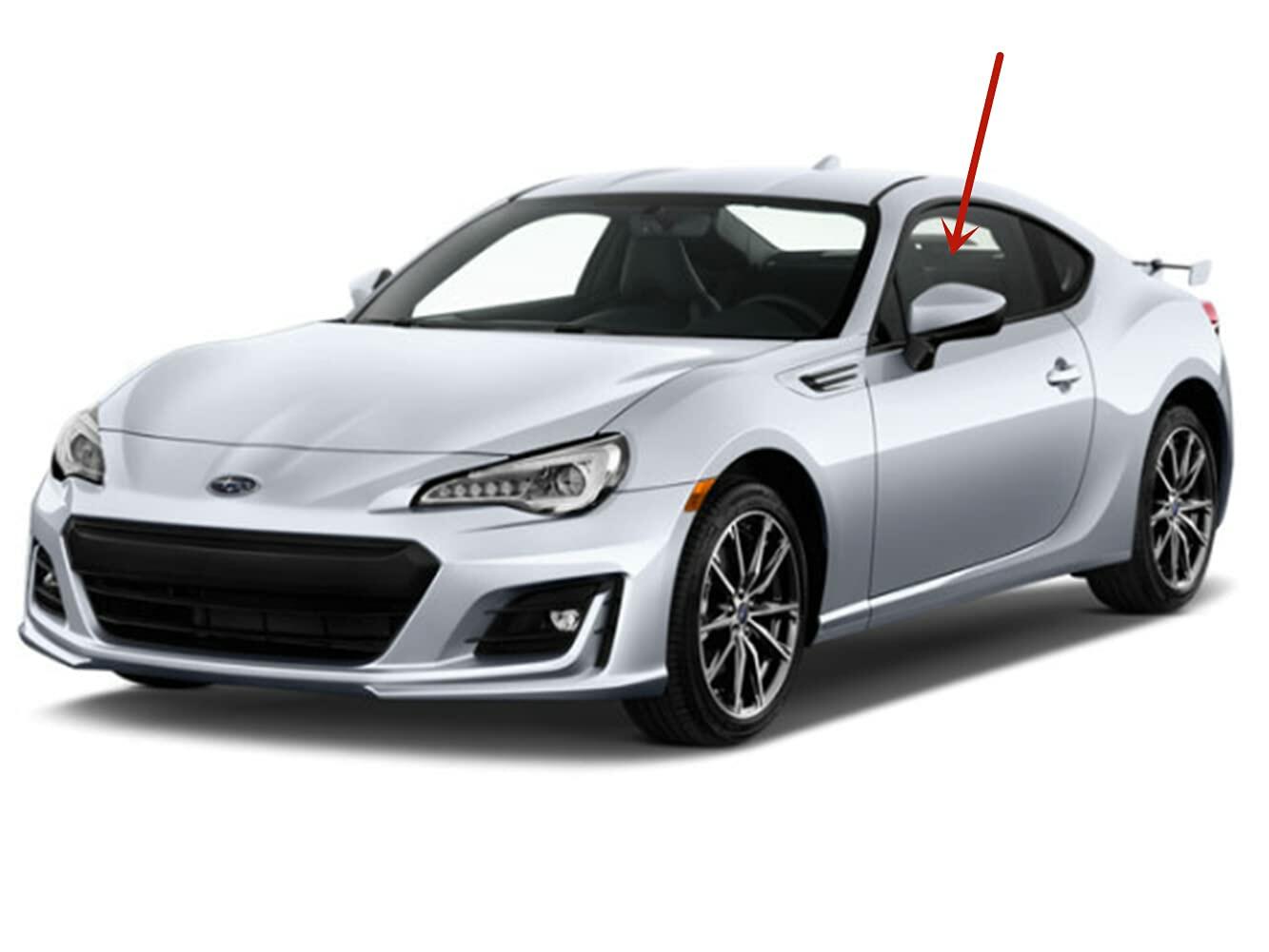 Driver Left Side Door Window Door Glass Compatible with Subaru BRZ 2013-2021 / Scion FR-S 2013-2016 / Toyota 86 2017-2020 2-Door Coupe Models