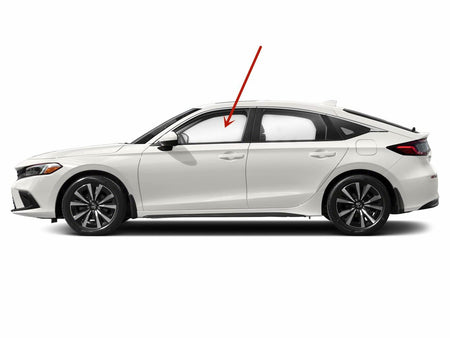 Driver Left Side Front Door Window Door Glass Compatible with Honda Civic 2022-2026 Acura Integra 2023-2026 Models