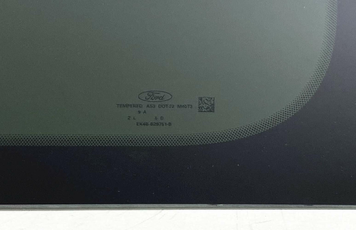 Privacy OEM Driver Left Side Rear Stationary Sliding Cargo Door Window Door Glass Compatible with Ford Transit 83.2" Low-Roof Van 2015-2025 Models