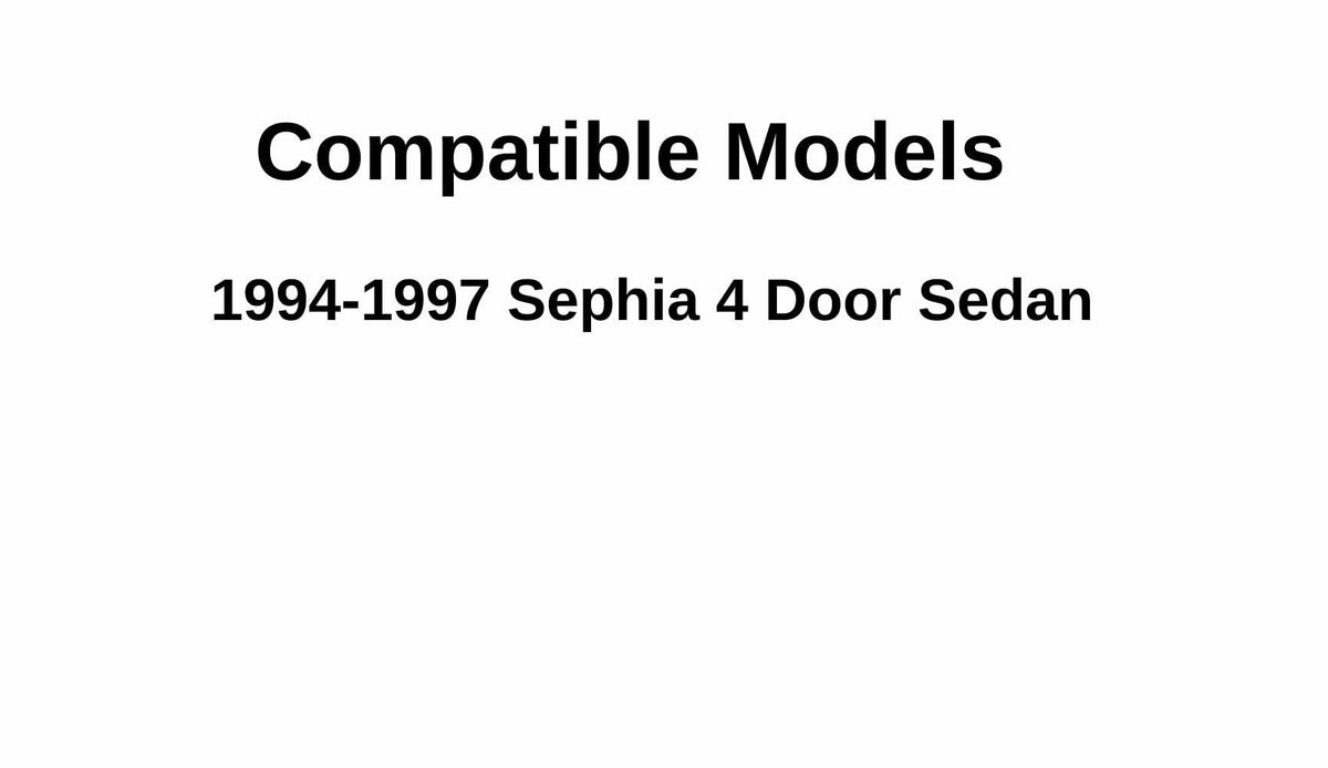 Passenger Right Side Front Door Window Door Glass Compatible with Kia Sephia 1994-1997 Models