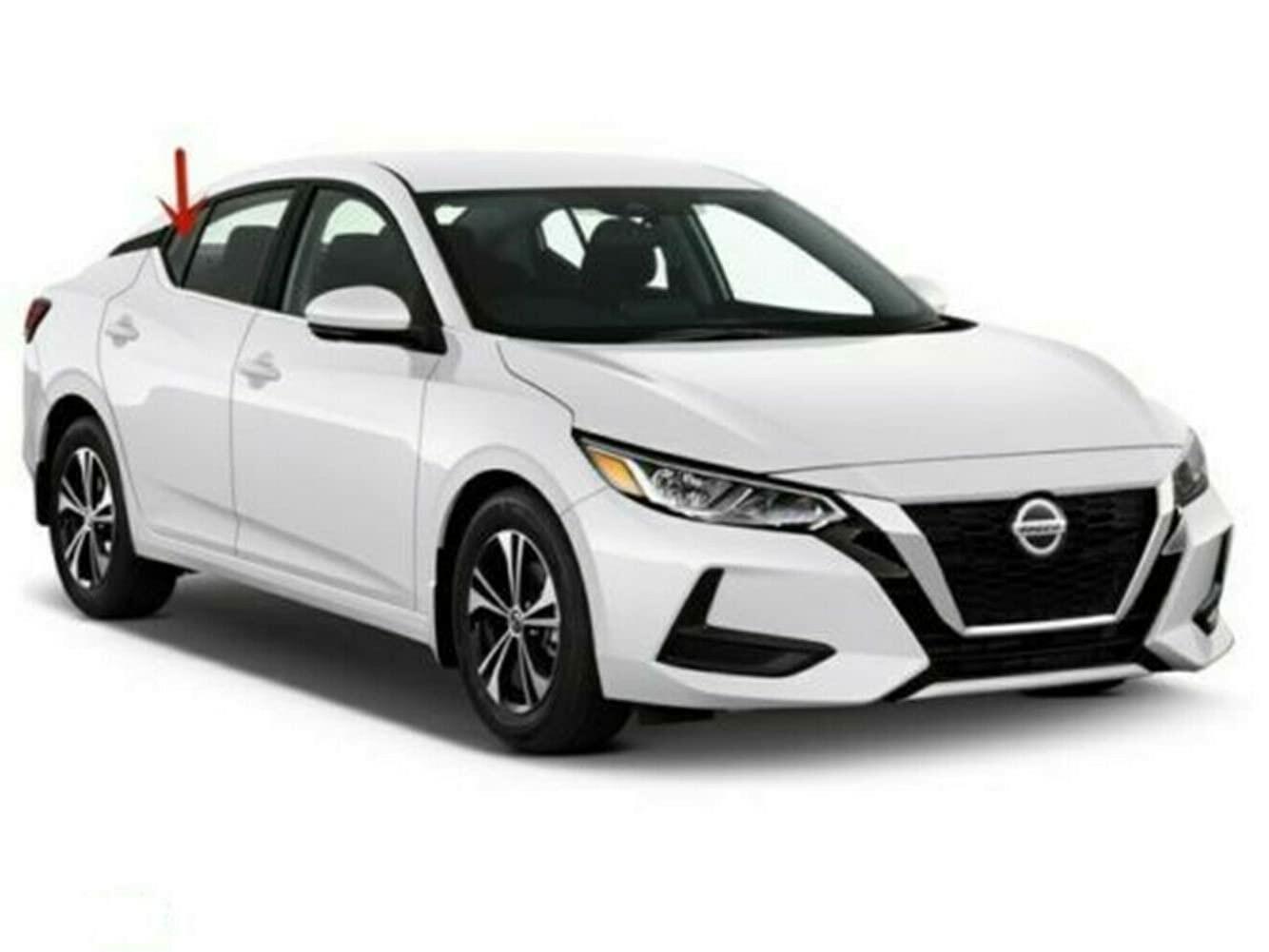 Passenger Right Side Rear Vent Window Vent Glass Compatible with Nissan Sentra 2020-2025 Models