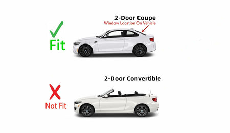Rear Back Window Back Glass Compatible with BMW 228i 230i M235i M240i M2 2 Door Coupe 2014-2021 Models